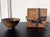 Fine Korean Ceramic Kugibori Irabo Chawan with Oil Drop Glaze For Sale - Image 4 of 18