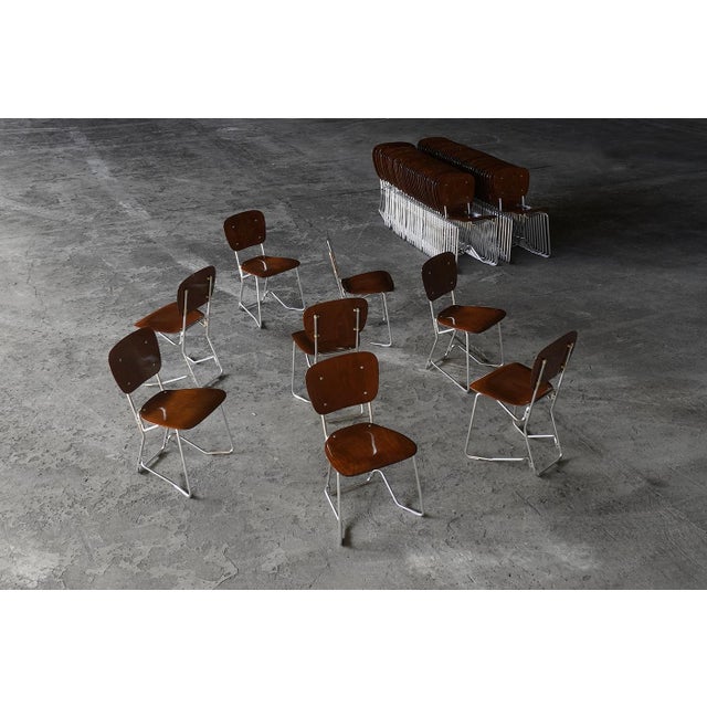 Metal Vintage Aluflex Folding Chair by Armin Wirth, Switzerland, 1950s For Sale - Image 7 of 7