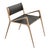Bronze "Tmlss" Chair, With Bronze and Tailor Made Woven Leather For Sale - Image 8 of 8