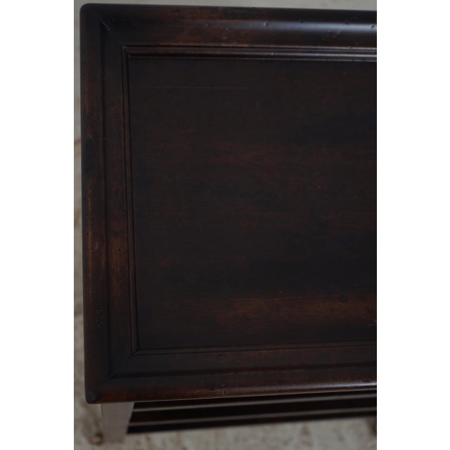 Baker Milling Road Italian Distressed Finish Tiered End Table For Sale - Image 10 of 13