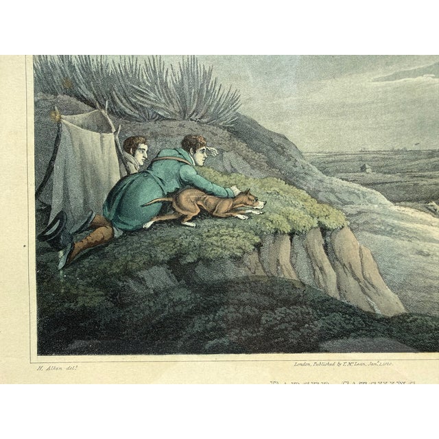 Henry Alken "Badger Catching" Hand-Colored Aquatint From 1821, T. McLean, From "The National Sports of Great Britain" For Sale - Image 12 of 13