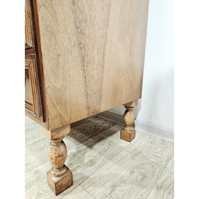 Brown Walnut Cylinder-Roll-Top Secretary Desk, 1970s For Sale - Image 8 of 18