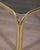 Metal Vintage Italian Coffee Table in Gilt Brass and Smoked Glass, 1970s For Sale - Image 7 of 8