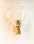 Italian Brass Wall Light, in Very Good conditions. Designed 1920 to 1949 Up to 250V (Europe/UK Standard).The wiring of...