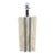 1970s Italian Modern Travertine and Chrome Lamp by Romeo Rega For Sale