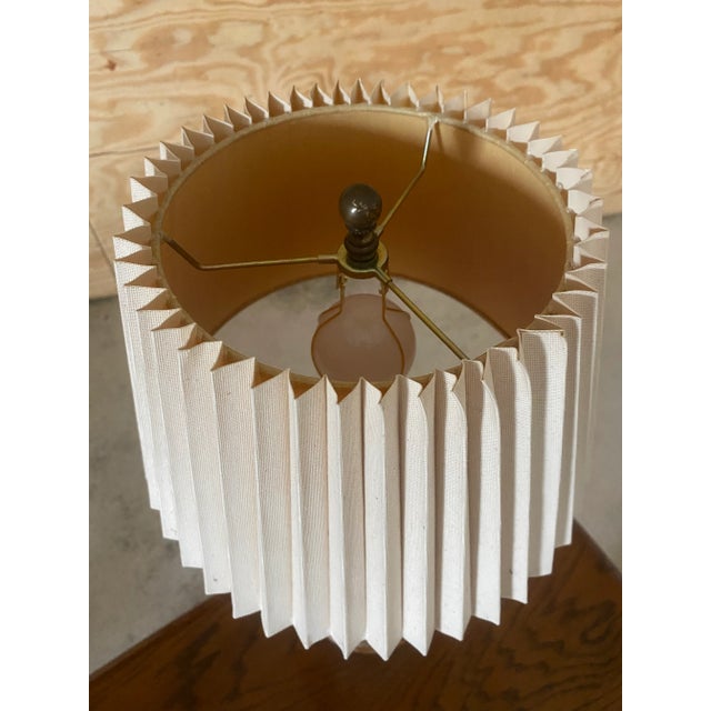 Celerie Kemble Charming Carved Wood Turned Lamp For Sale - Image 4 of 10