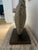Antique Cart Wheel Mounted on Stand For Sale - Image 4 of 7