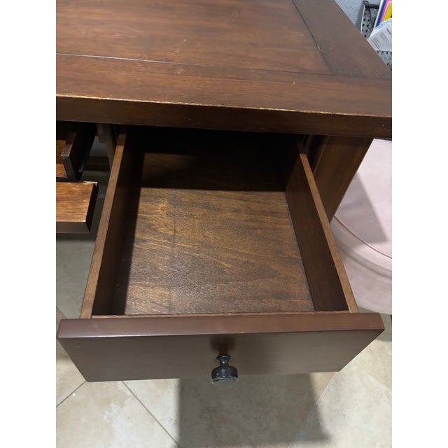 1990s Pottery Barn Aris Desk For Sale - Image 5 of 12