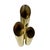 Metal Vintage Mid Century Modern Brass Cylinder Candle Holder Candlesticks For Sale - Image 7 of 9