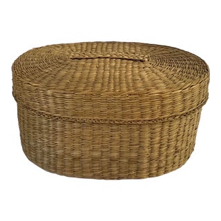 Vintage Sweetgrass Nesting Baskets - Set of 4 For Sale