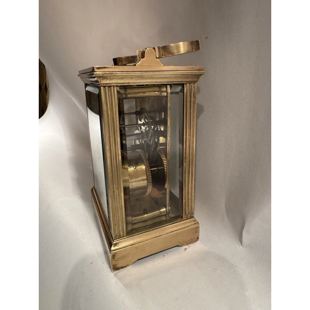 Antique French Carriage Clock For Sale - Image 9 of 10