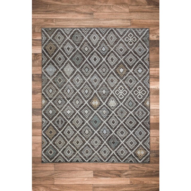 Textile Vintage Handmade Turkish Oushak Rug 9' X 11'6" For Sale - Image 7 of 7