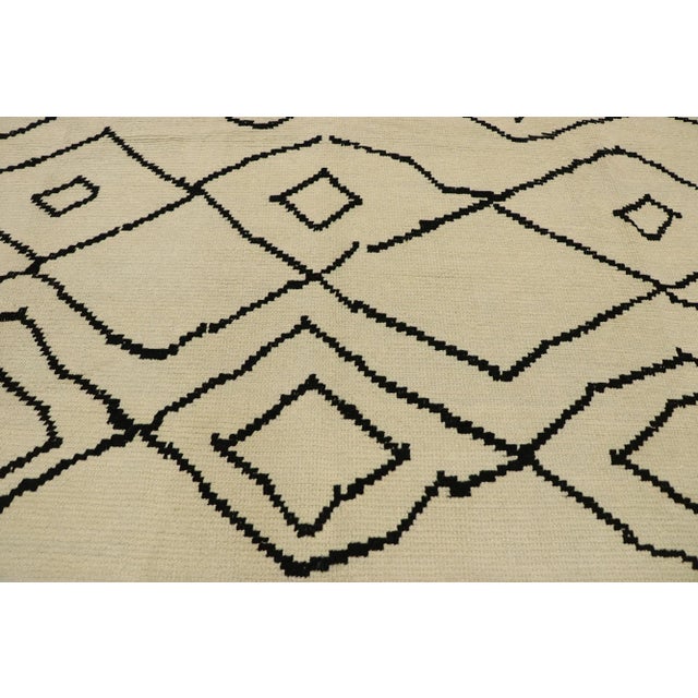 Early 21st Century Moroccan Style Rug - 09'02 X 12'06 For Sale - Image 5 of 10