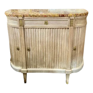 19th Century French Louis XVI Console With Breccia Marble Top