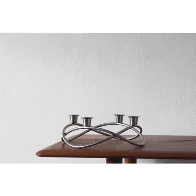 Vintage Candleholder Season Design Maria Berntsen for Georg Jensen For Sale - Image 3 of 6