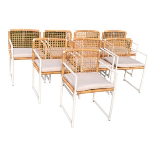 Harbour Outdoor Loop Dining Chairs, Set of Eight For Sale