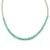 Not Yet Made - Made To Order Emerald and Diamond Beaded Necklace in 18k White Gold, 17ct by VRJewels For Sale - Image 5 of 12