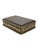 19th Century French Napoleon III Hand-Tooled Gilt Leather Box For Sale - Image 6 of 16