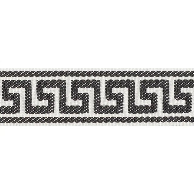 A timeless motif with infinite uses, this narrow Greek key tape is a beautiful silk jacquard weave. Available in several...