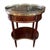 Bouillotte Tables with Marble Tops, Brass Galleries and Drawers, 1950s, Set of 2 For Sale - Image 3 of 6