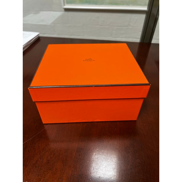 2020s Saint-Louis for Hermès Crystal Horse Head Sculpture - "Pour Hermès" - Perfect Condition, Original Box For Sale - Image 5 of 9