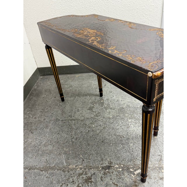 Black Napoleon III Style Ebonized Console For Sale - Image 8 of 12