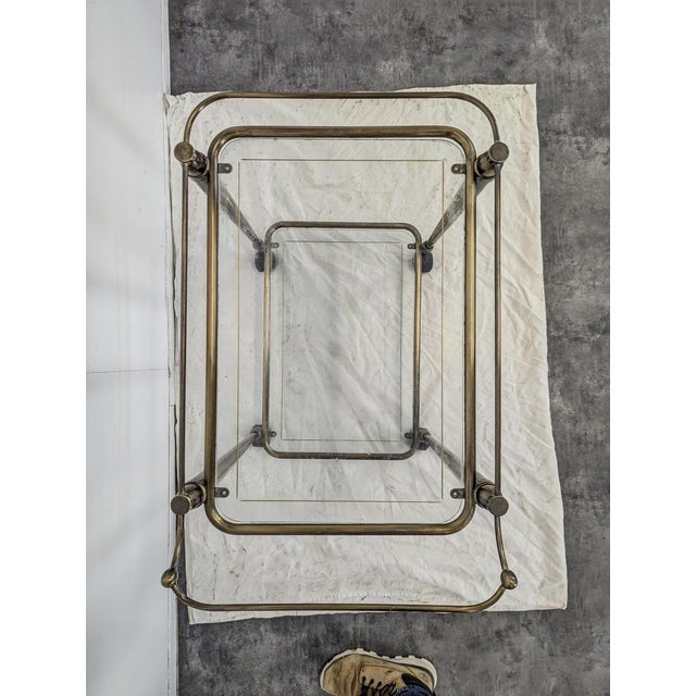 Brass Rolling Trolley, 1950s For Sale - Image 5 of 6