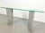 Brutalist Granite and Glass Console Table with Two Column Bases, 1970 For Sale - Image 12 of 12
