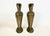 Metal Egiptian Scenes Galvanized Metal Vases, 1900s, Set of 2 For Sale - Image 7 of 15