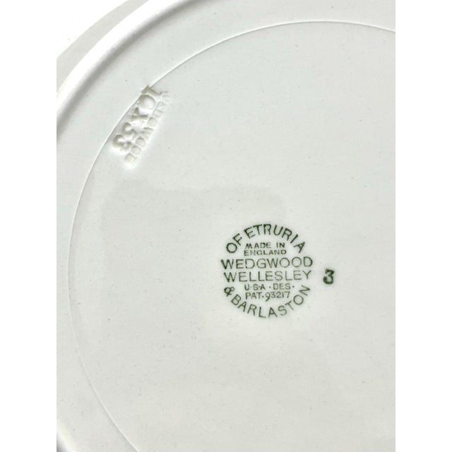 1950s 1950s English Wedgwood “Wellesley” Ceramic Dinner Plates - Set of 9 For Sale - Image 5 of 7