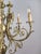 Antique Bronze Chandelier with Rams For Sale - Image 3 of 10