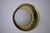 Gold Brass and Opaline Glass Flush Mount by Glashütte Limburg, 1960s For Sale - Image 8 of 14