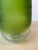 Handblown Green Ombre Frosted & Crackle Glass Vase For Sale - Image 4 of 8
