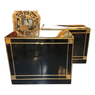 Pair Pierre Cardin Manner Side Tables For Sale