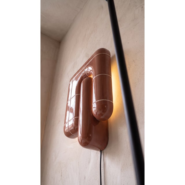 Plastic U 013 Wall Lamp by Rollo Studio For Sale - Image 7 of 10