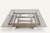 Sculptural Coffee Table in Brushed Aluminum and Glass, 1970s For Sale - Image 15 of 18