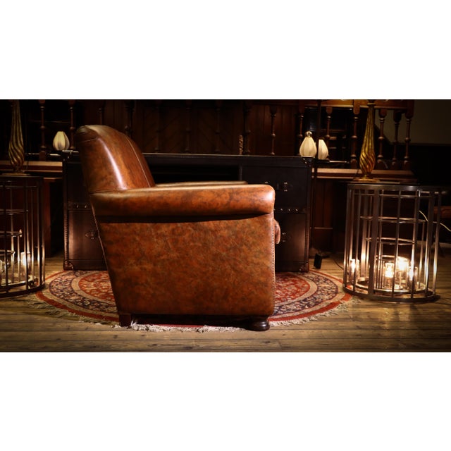 Tan Small Prince 2-Seater Club Sofa in Brompton Tan Leather from Tetrad, 2010s For Sale - Image 8 of 18