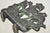 Victorian Antique Victorian 1930 Creation Co Cast Iron Figural Painted Ship Boat Door Stop For Sale - Image 3 of 11