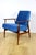 Lis Lounge Chair with Blue Sky Upholstery by Henryk Lis, 1970s For Sale - Image 3 of 11