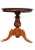 Traditional 19th Century Marble & Mahogany Gueridon Pedestal Table with Turned Wood Column For Sale - Image 3 of 7