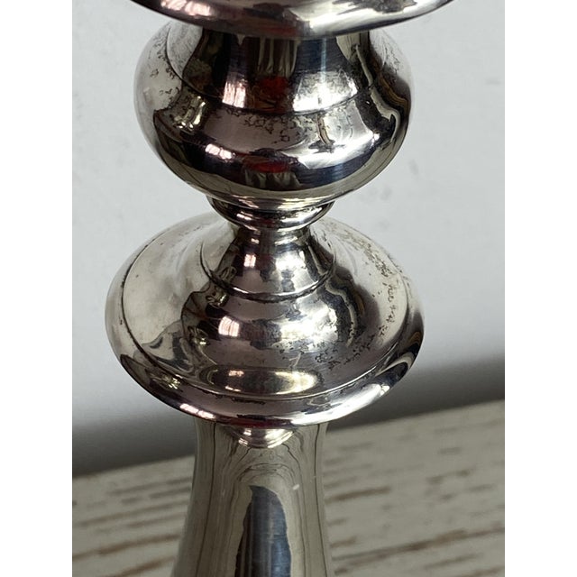 Silver-Plated Metal Candleholder from Christofle, France, 1890s For Sale - Image 3 of 18