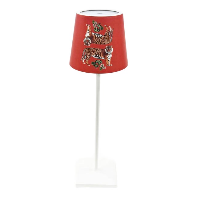 Tiger Seeing Double Orangerie Poldina Pro Lamp For Sale