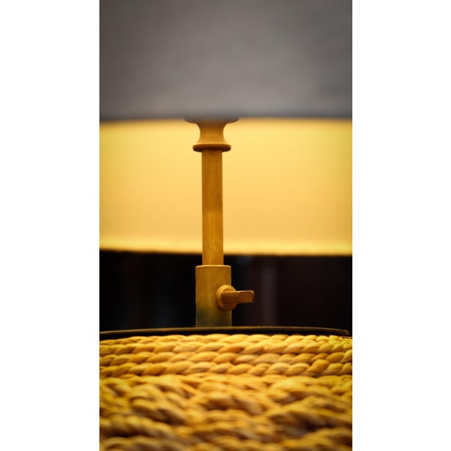 Large Lombok Natural Rattan Woven Table Lamps, 2010s, Set of 2 For Sale - Image 4 of 12