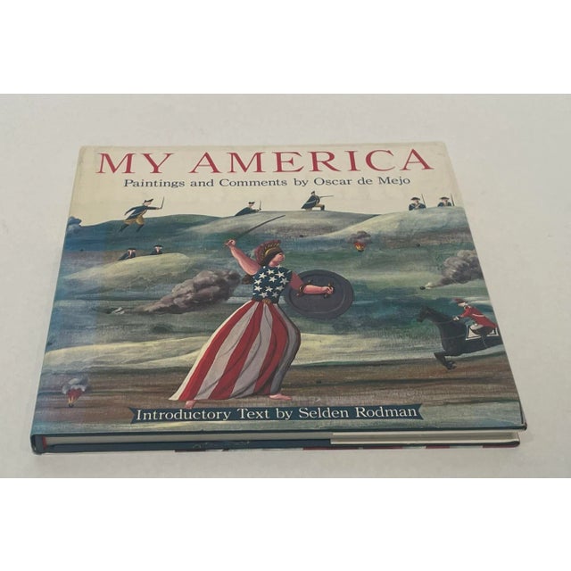 My America: Paintings and Comments by Oscar De Mejo Hardcover Book.New York: Abrams, 1983. Hardcover. 1st Edition.Teal...