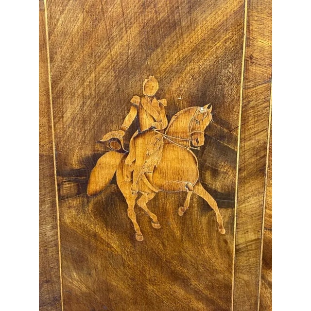 19th Century 19th Century Italian Inlaid Scenic Chest For Sale - Image 5 of 10