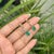 Vibrant 2.69ct Zambian Emerald Diamond Wedding Drop Earrings in 14k Solid Gold- A Pair For Sale In New York - Image 6 of 15