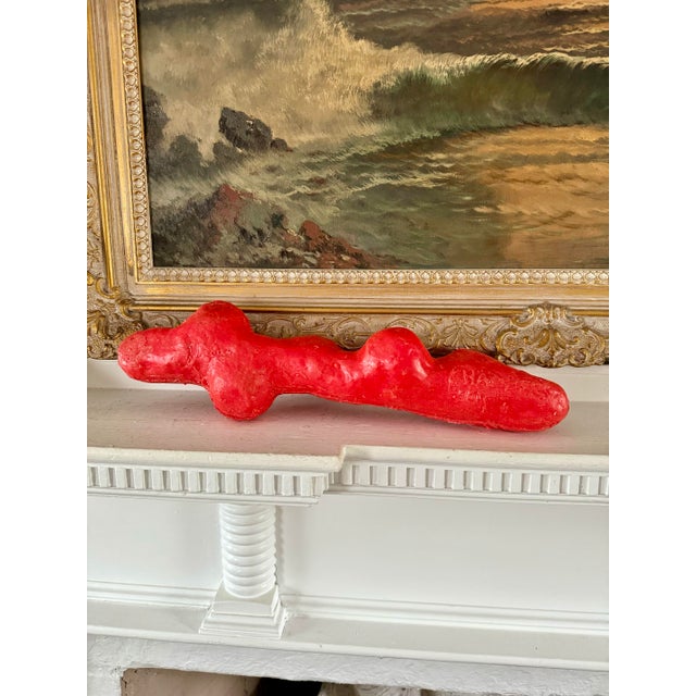 Late 20th Century 2002 Biomorphic Coral Object Red by Chambers For Sale - Image 4 of 6