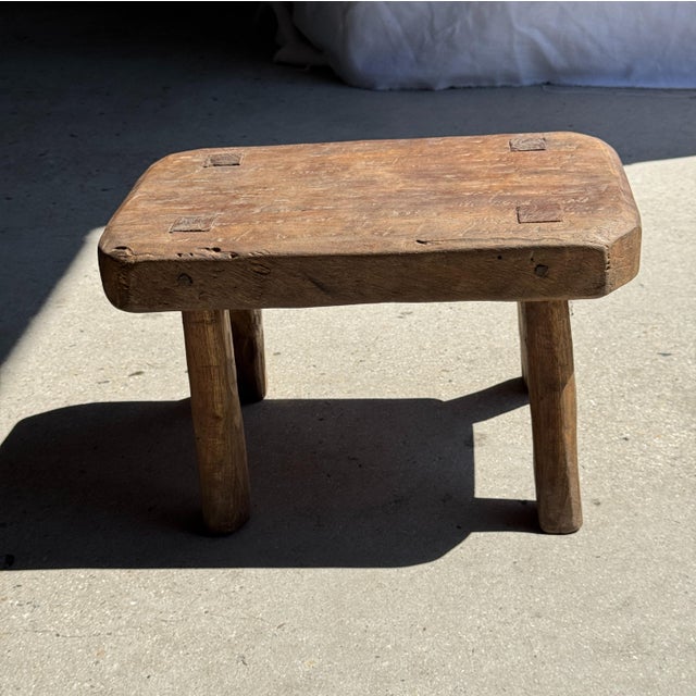 Small Stool in Teak For Sale - Image 13 of 18