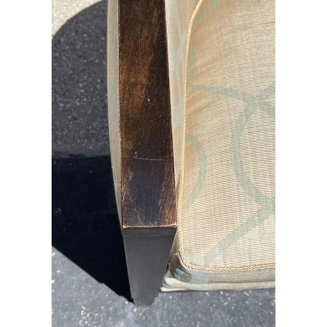 Late 20th Century Pair of Art Deco Style Tub Chairs With Loose Cushions For Sale - Image 15 of 17