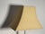 Vintage Cream lamp shade with light trim.